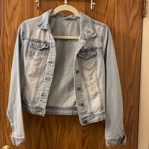 Ripped Jean Jacket